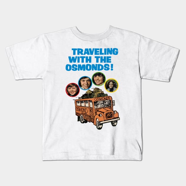 The Osmonds Kids T-Shirt by HAPPY TRIP PRESS